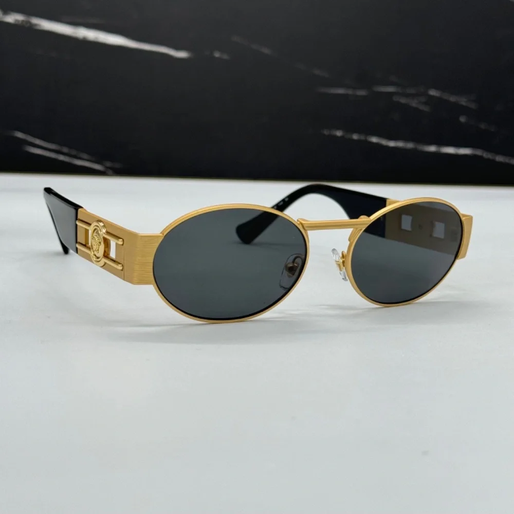 NEW MOD 2264 1002/87 VERSACE UNISEX SUNGLASSES VE2264 100287 GOLD MOD 2264